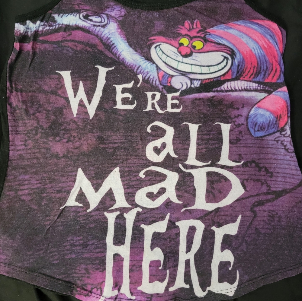Alice in Wonderland tank top